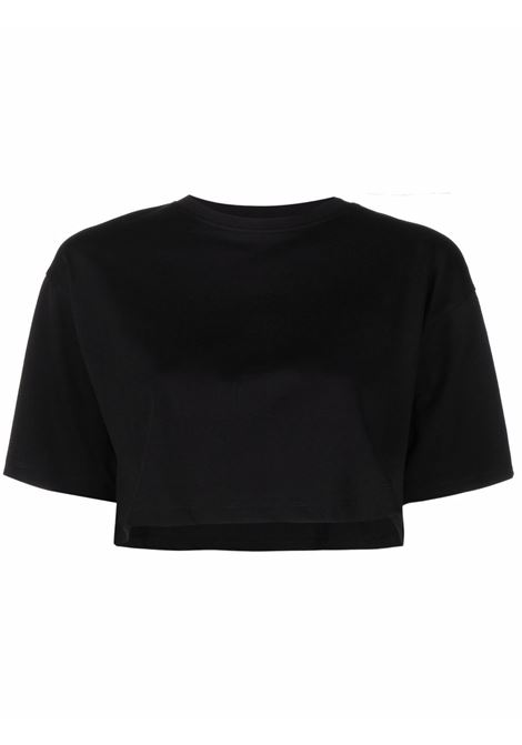 T-shirt crop in nero Loulou studio - donna LOULOU DE SAISON | GUPOBLK